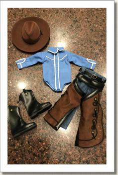 Affordable Designs - Canada - Leeann and Friends - Oklahoma in Blue - Lenny - Outfit